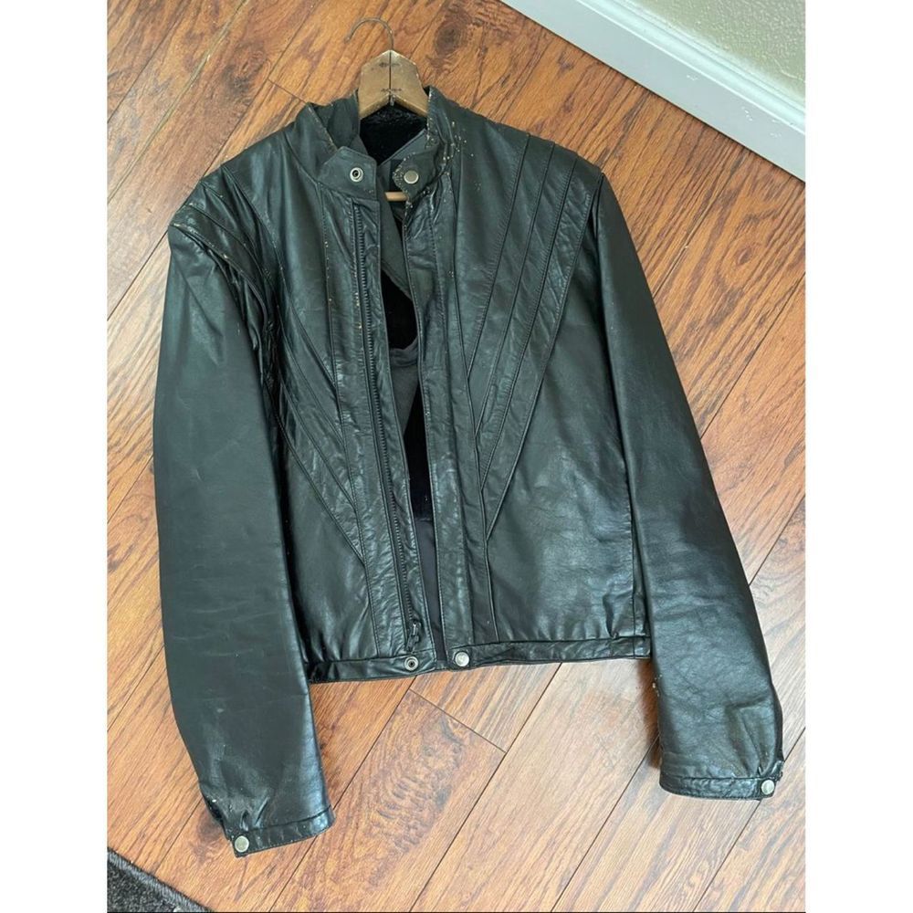 vintage casablanca leather jacket